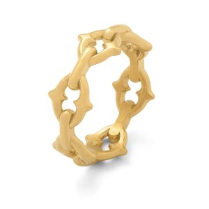 "The Cathedral" Spiked Ring (Gold)