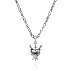 "The Cathedral" 6mm Spiked Chain with Custom Pendant Choice