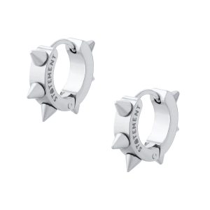 8mm Spiked Hoop Earrings