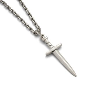 925 Sterling Silver Dagger Pendant