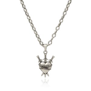 925 Sterling Silver "The Cathedral" 6mm Spiked Chain with Custom Pendant Choice